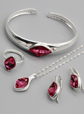 民族风925纯银四件套藏族游牧