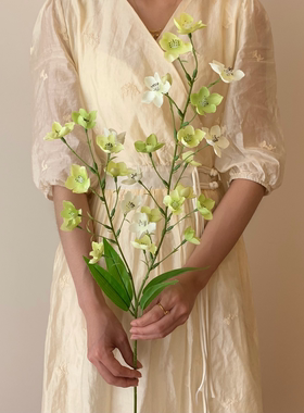 高级感铃兰花仿真花假花摆设