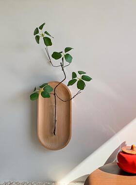 客厅diy墙面上装饰水培花瓶壁挂