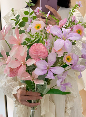 花艺师搭配高级感仿真花