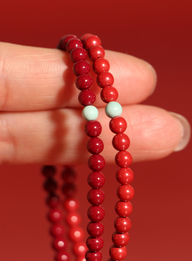 手链帝王紫金砂天然秀气绿松蜜蜡