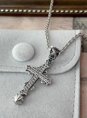 十字架吊坠s925银创意镂空