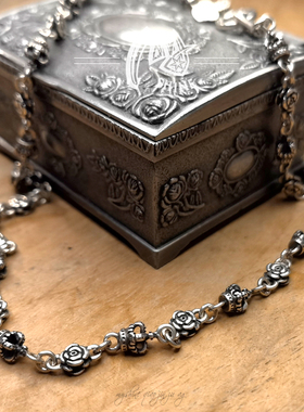 纯银波西米亚男女玫瑰项链红包