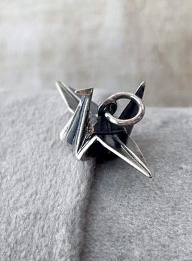 复古做旧十字架吊坠s925银