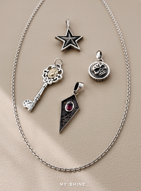 纯银金刚链通用INS项链红包