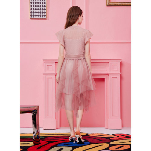 MIKIBANA米可芭娜小众设计甜酷辣妹23年夏连衣裙Y32WP8093 - 图2