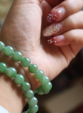 天然新疆和田玉碧玉高档老坑女款