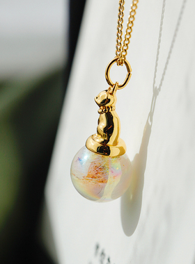 宠物留念毛发骨灰保存项链