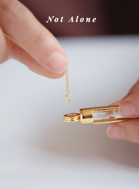 宠物毛发纪念项链有你为伴吊坠