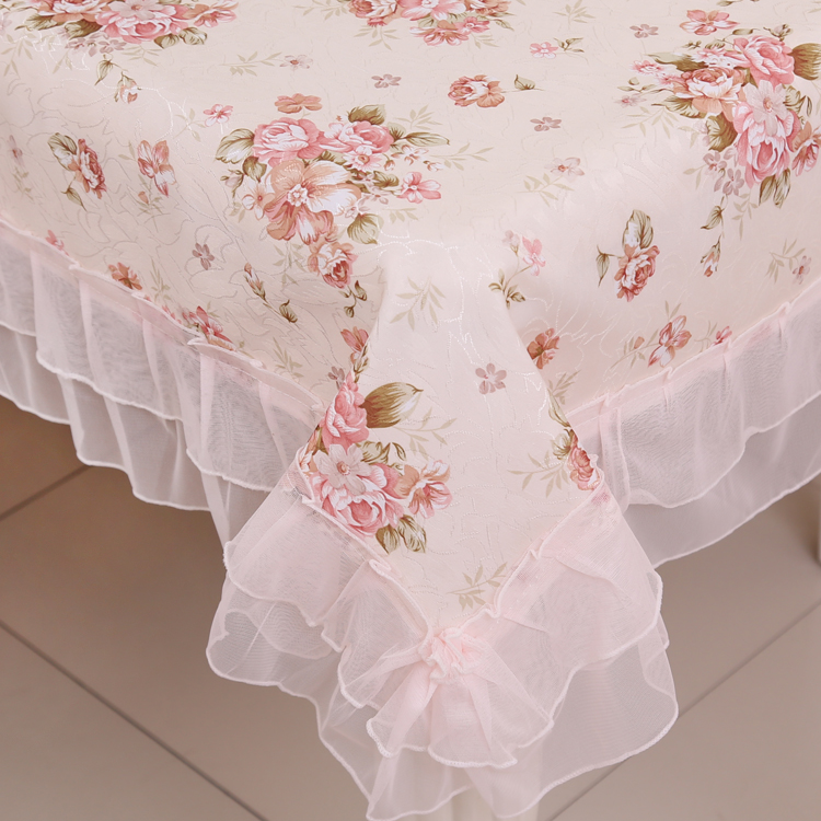 特价田园布艺餐桌布椅垫靠背椅套套装蕾丝圆桌台布茶几布餐椅套装,淘宝优惠券,粉丝福利购,淘宝优惠卷