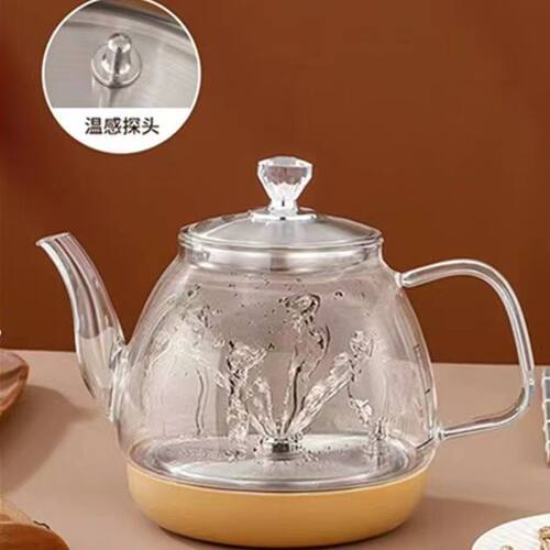 全自动底部上水玻璃壶电热水壶配件茶吧机电茶炉专用五环单个水壶 - 图1
