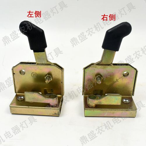 工程车农用车通用拖拉机车门锁体锁块锁芯502工程锁拉把手门锁 - 图0