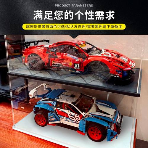 开门款可定制透明动漫手办积木玩具模型盲盒防尘罩亚克力展示盒 - 图2