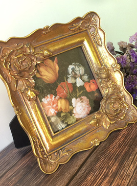 巴洛克欧式风相框油画家居装饰