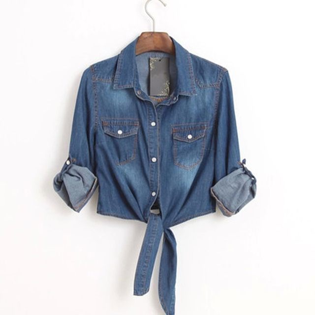 Korean style stylish sweet style cape short-sleeved denim jacket