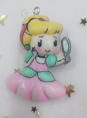 儿童发光卡通公主风韩版玩具吊坠