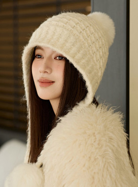 东北哈尔滨雪乡长白山防寒帽子