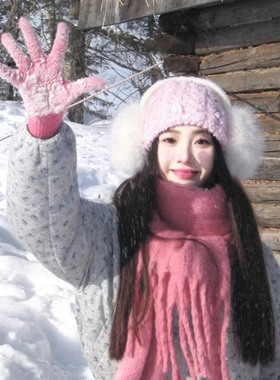 东北哈尔滨雪乡长白山防寒耳套