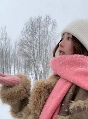 东北哈尔滨雪乡长白山防寒帽子