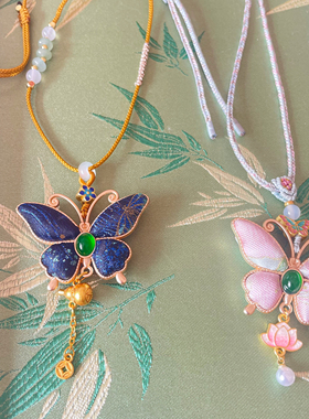 非遗宋锦桑蚕丝双面葫芦毛衣链