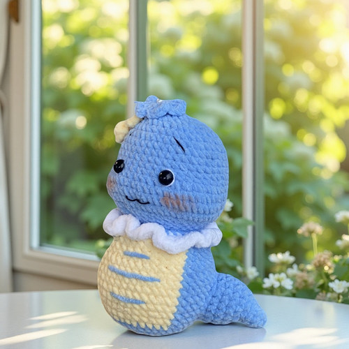 手工钩织diy材料包十二生肖小蛇可爱玩偶挂件蛇宝宝送朋友礼物 - 图3