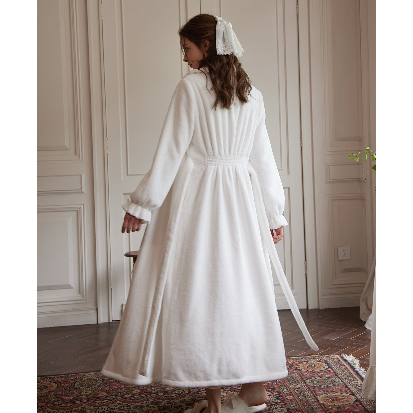 RoseTree法兰绒睡袍女冬季珊瑚绒长款加厚浴袍女士睡衣2025新款,淘宝优惠券,粉丝福利购,淘宝优惠卷