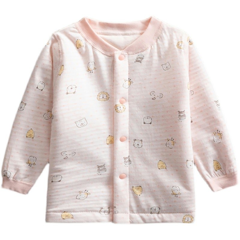 哈咪奇秋冬婴儿保暖开衫上衣纯棉男女宝宝薄棉衣儿童夹棉无骨棉服,淘宝优惠券,粉丝福利购,淘宝优惠卷