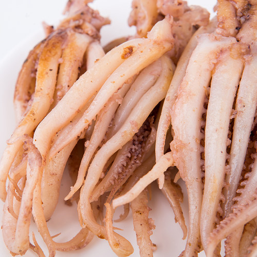 珍洋营养现烤鱿鱼头原味250g大连特产现烤香辣鱿鱼须零食休闲食品 - 图3
