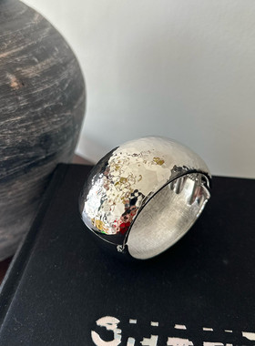 交叉几何麻花编织手镯手环