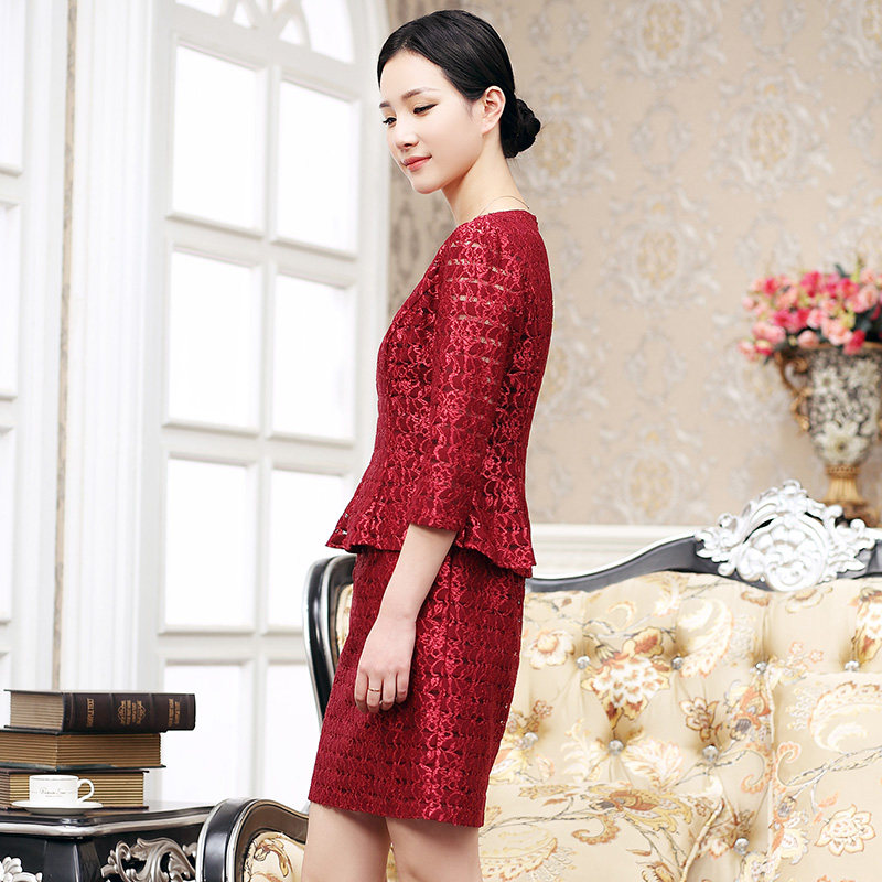 d·bass迪贝丝春秋淑女假两件连衣裙 迪贝丝服饰连衣裙