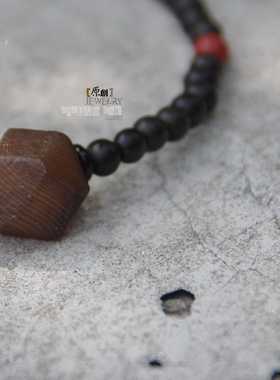 【猫° 三生】原创设计沉香项链108颗念珠木珠低调锁骨链禅意中式