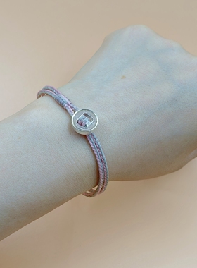 男女蜡线简约精编手绳