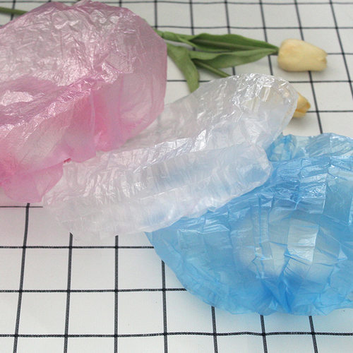 一次性浴帽防水洗澡防雨防油烟家用一次性保鲜膜套美容院染发碗套 - 图2