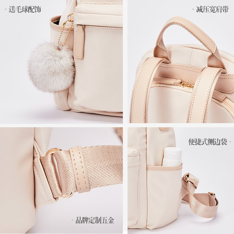 牛津布双肩包女2020 哈妃猫双肩背包