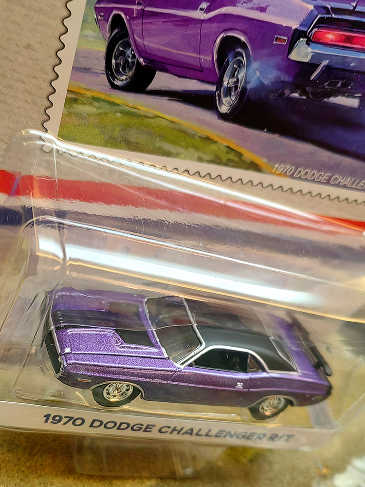 绿光 1:64 1970 DODGE 道奇挑战者 R/T（美国邮政）汽车邮票30374 - 图1