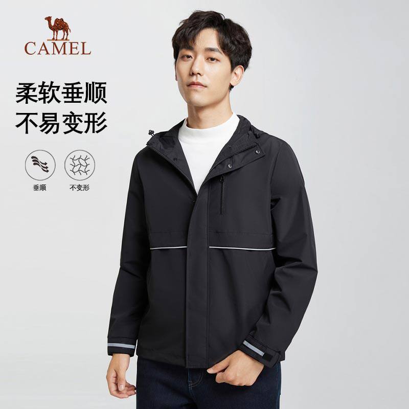 骆驼男装春秋季新款男士百搭潮夹克 骆驼男装夹克