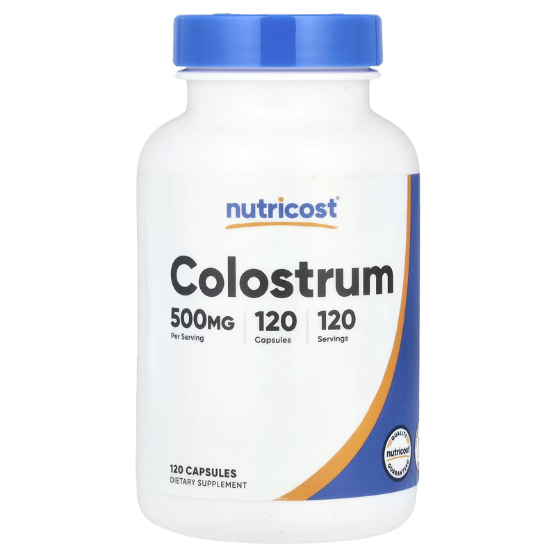 牛初乳补充剂胶囊美国Nutricost Colostrum免疫力500毫克120粒 - 图3