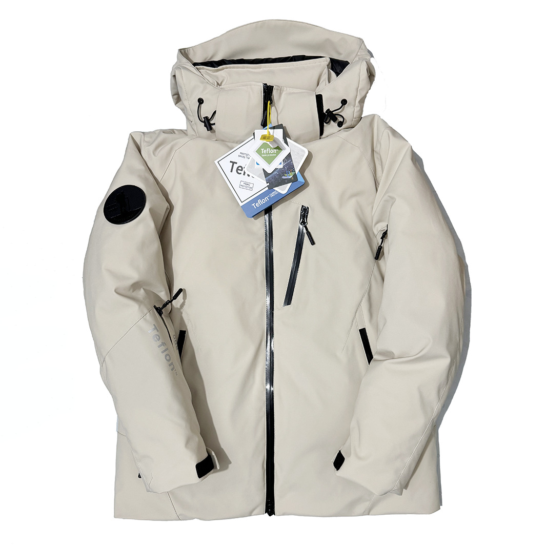 太仓华利安冲锋衣官方旗舰店极寒系列90白鹅绒加厚保暖羽绒服外套 - 图1