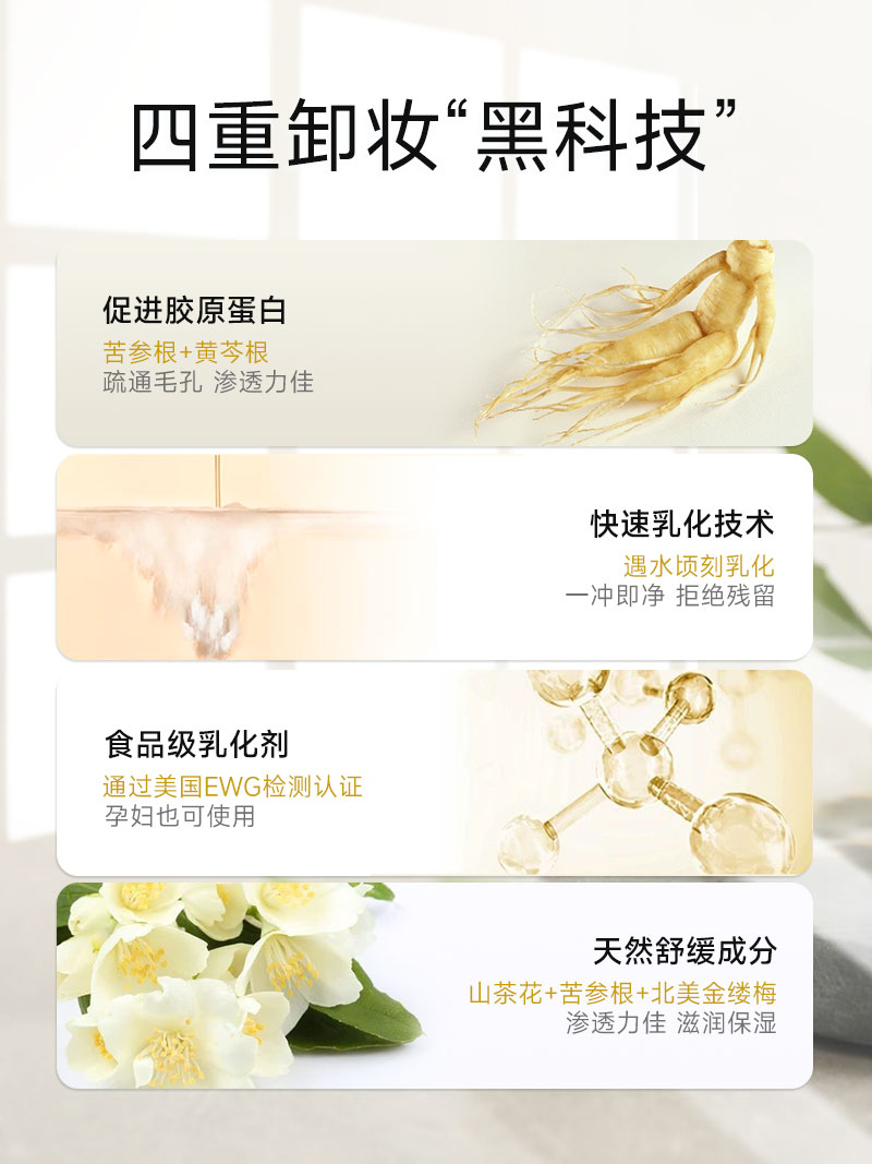 卸妆油敏感肌专用女脸部深层清洁旗舰店官方正品眼唇水乳膏-图1