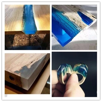 高透明环氧树脂水晶滴胶AB胶手工diy模具制作工艺品树脂画包邮 - 图3