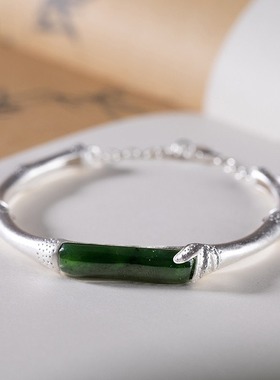 实心复古开口原创设计师款手环