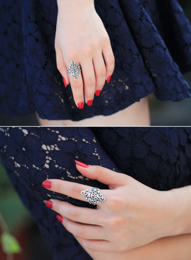 新款925银饰品复古女设计师