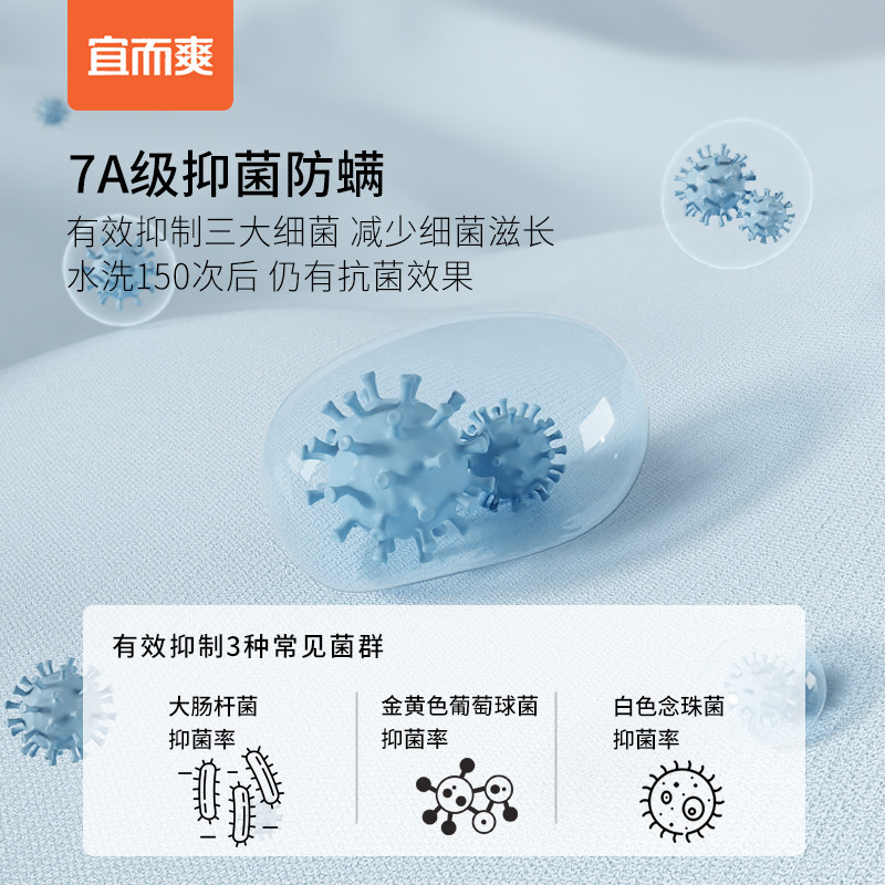 [3条]宜而爽纯棉提花女士内裤高腰彩棉收腹A类100%棉抑菌三角裤,淘宝优惠券,粉丝福利购,淘宝优惠卷