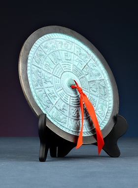 铜欣祥仿古风太极八卦镜结婚礼品