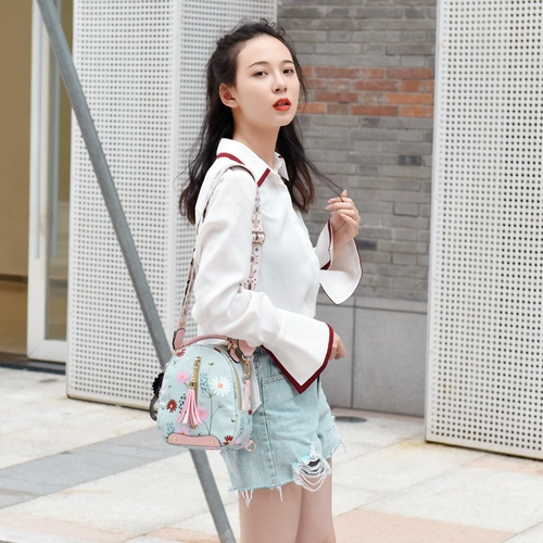 Летняя маленькая милая небольшая сумка, рюкзак, сумка на одно плечо, надевается на плечо