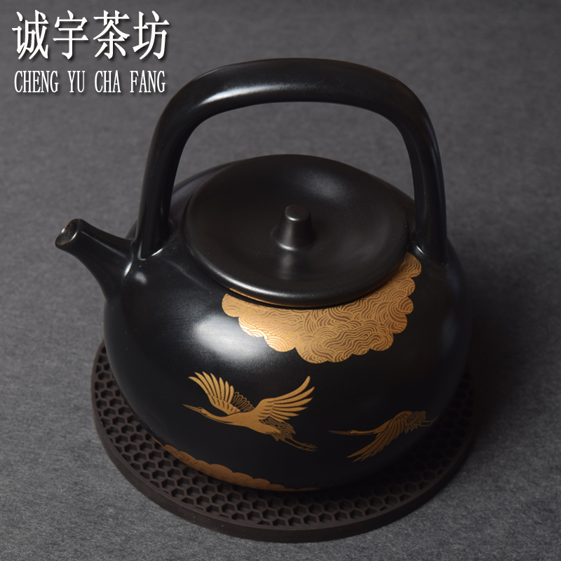 功夫茶具零配件 茶壶垫 紫砂壶承 壶座 茶席 硅胶隔热垫 壶托杯垫 - 图0