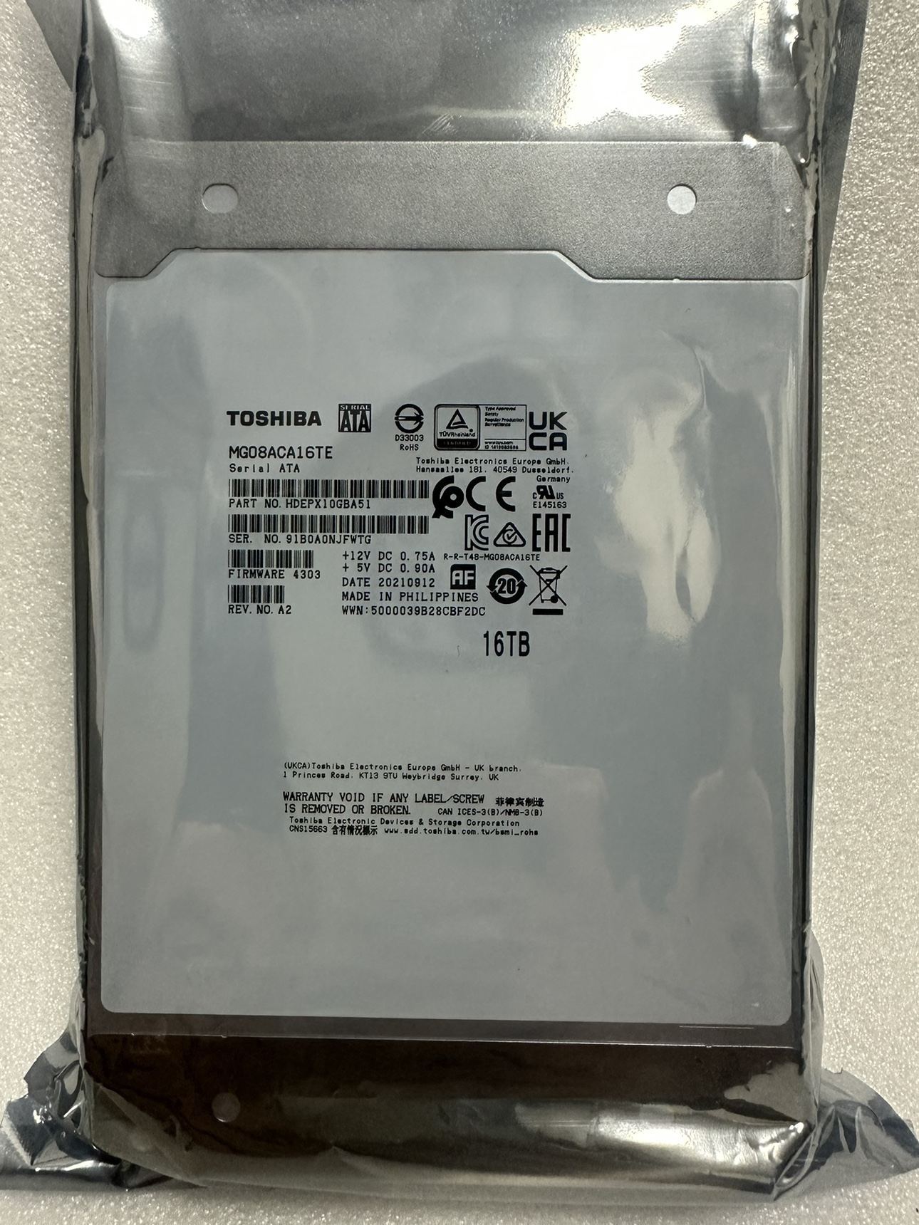 Toshiba/东芝 P300全新国行 东芝 14T 16T 硬盘14TB 16TB机械MG07 - 图0