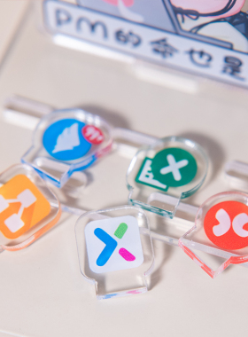 PM产品经理大厂打工人立牌亚克力职场桌面摆件创意礼物猪苦栗原创