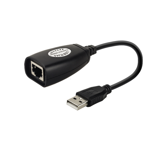 USB转网线(RJ45接口)USB延长器USB信号放大器USB延长线 可达50米 - 图1