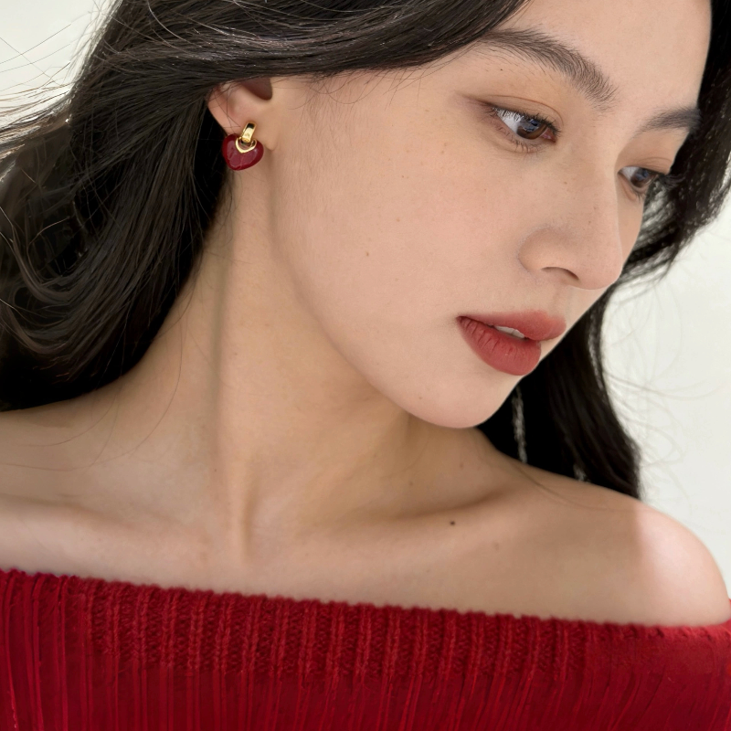 双色爱心新年款红色硅胶蚊香盘耳夹无耳洞无痛,淘宝优惠券,粉丝福利购,淘宝优惠卷